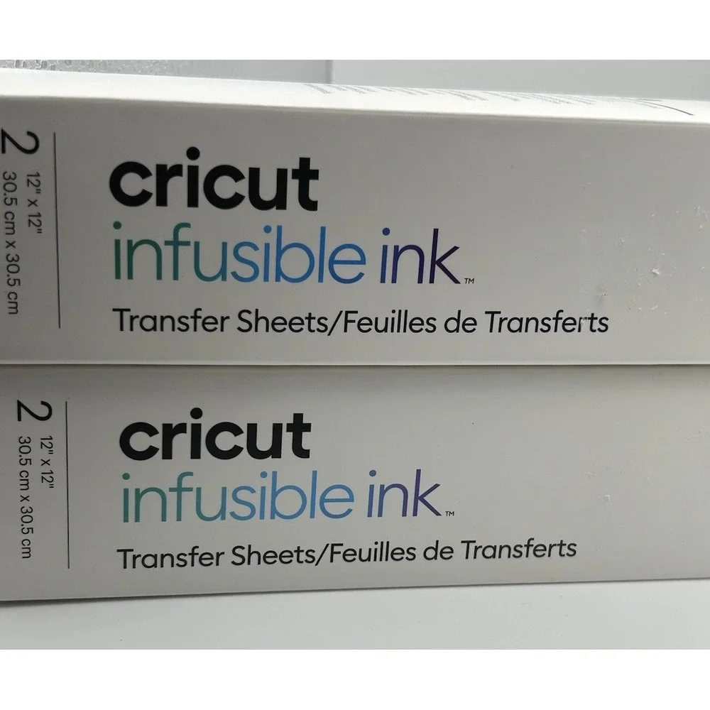 Lot Of 2-‎ Cricut Infusible Ink Transfer Sheets 12x12 Black & Green